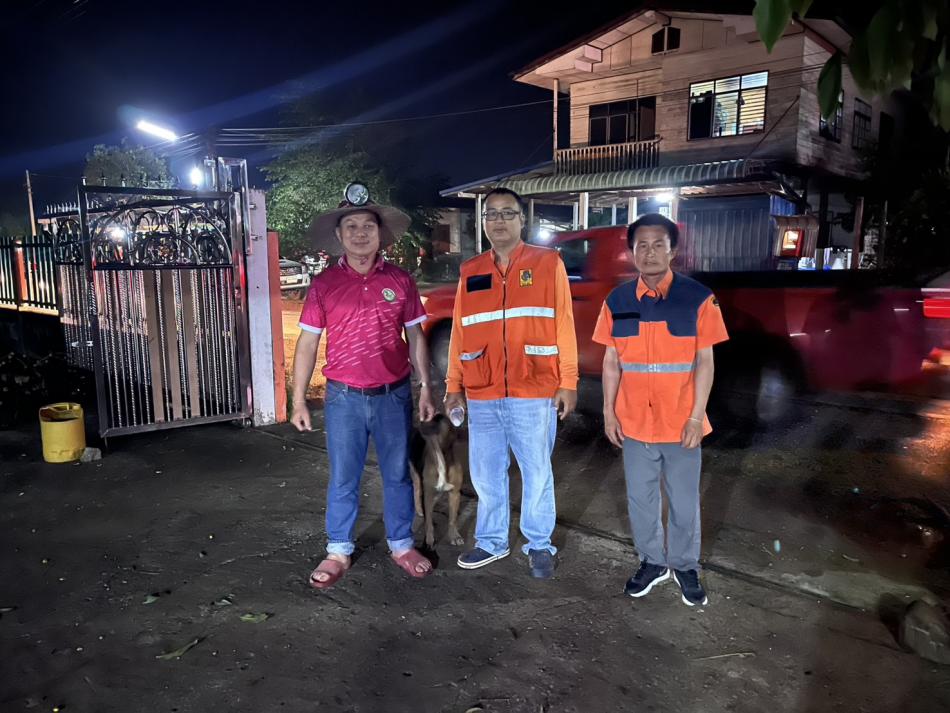 ลงพื้นที่ตรวจสอบความเสียหาย หลังเกิดเหตุวาตภัยในพื้นที่ตำบลหนองหว้า